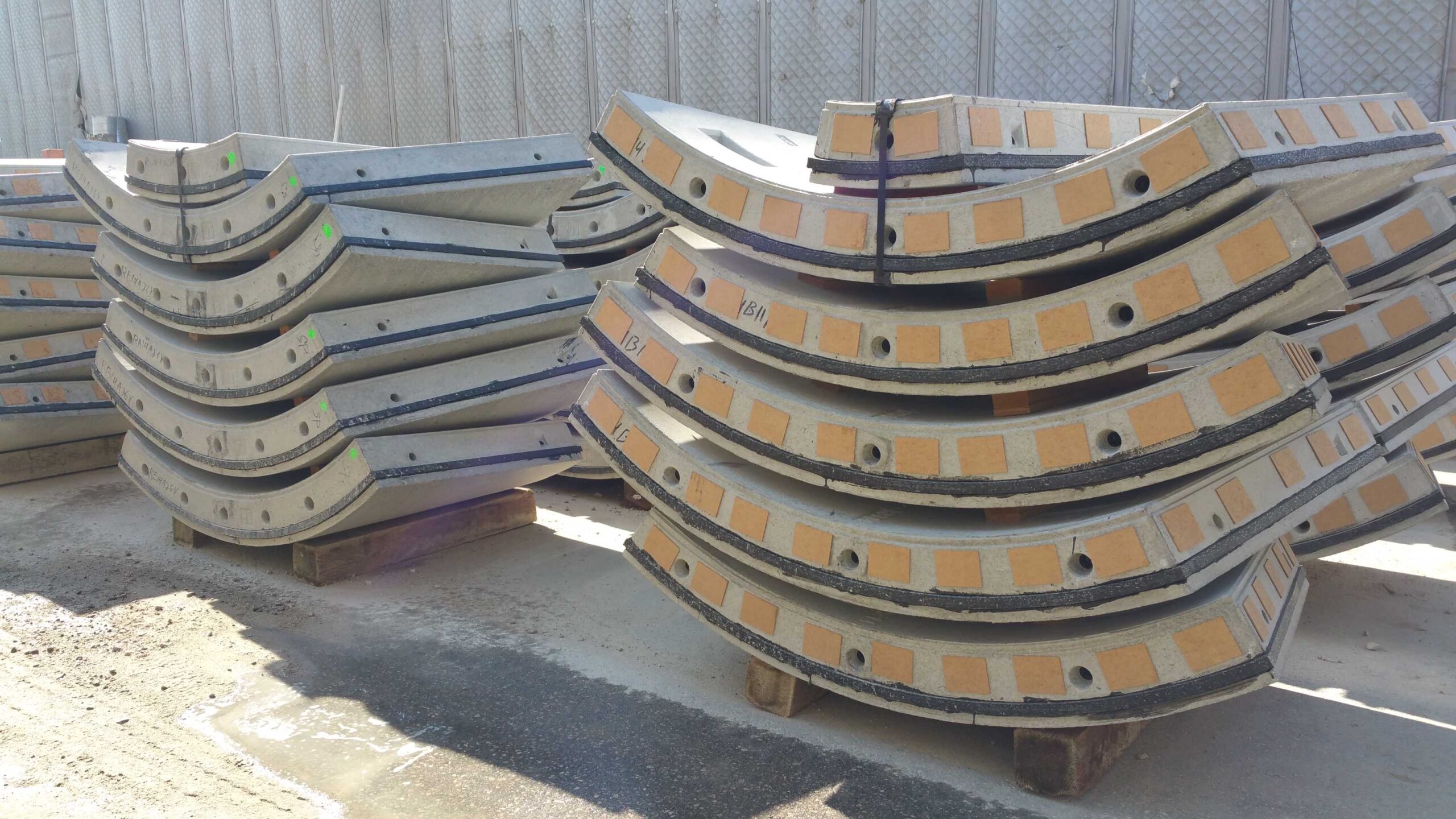 Precast concrete segments