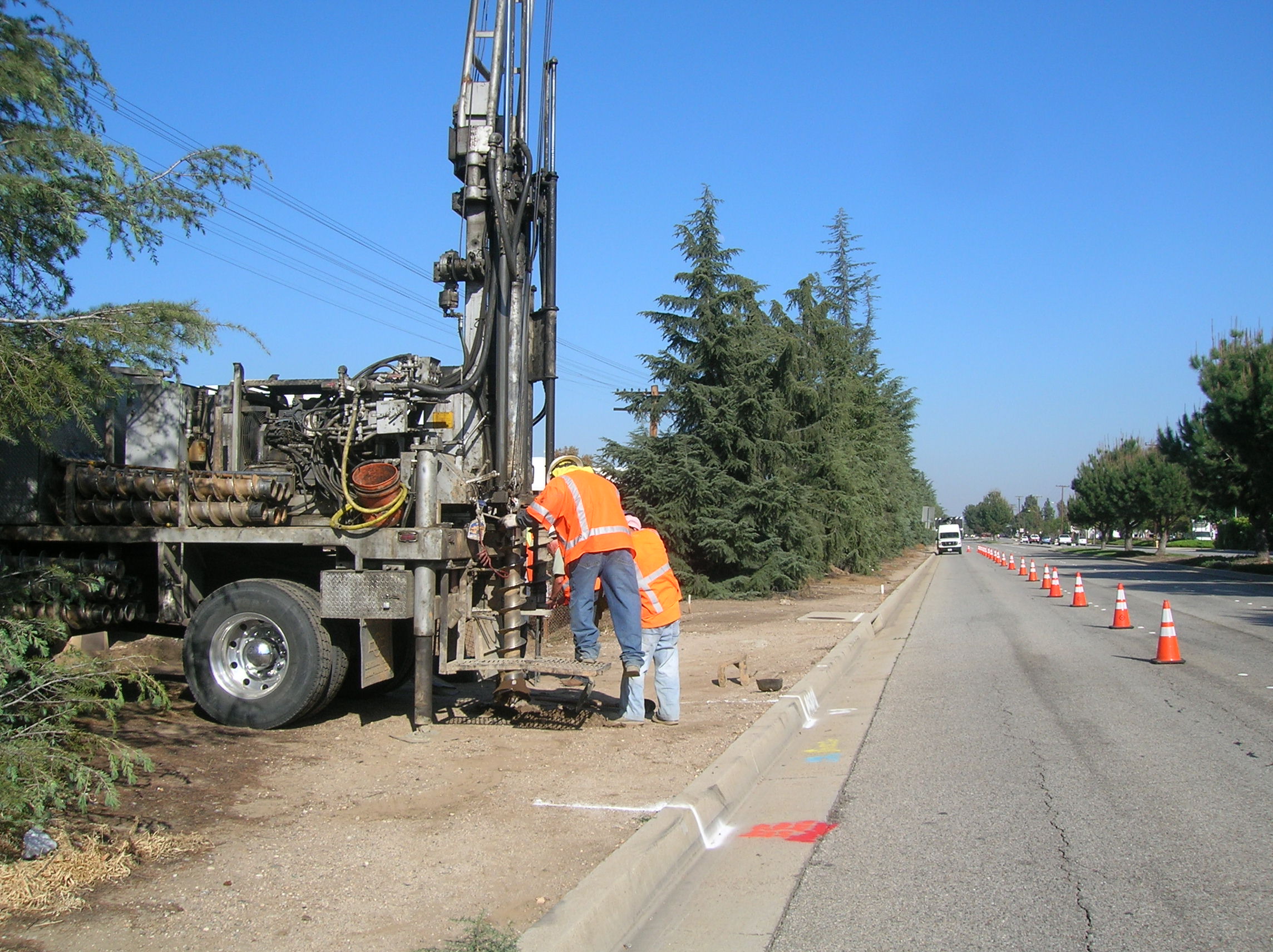 Soil exploration drilling by AESCO