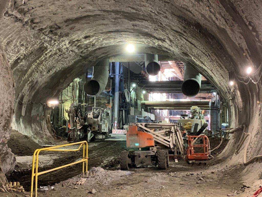 SEM Cavern - Looking toward 2nd-Broadway Station