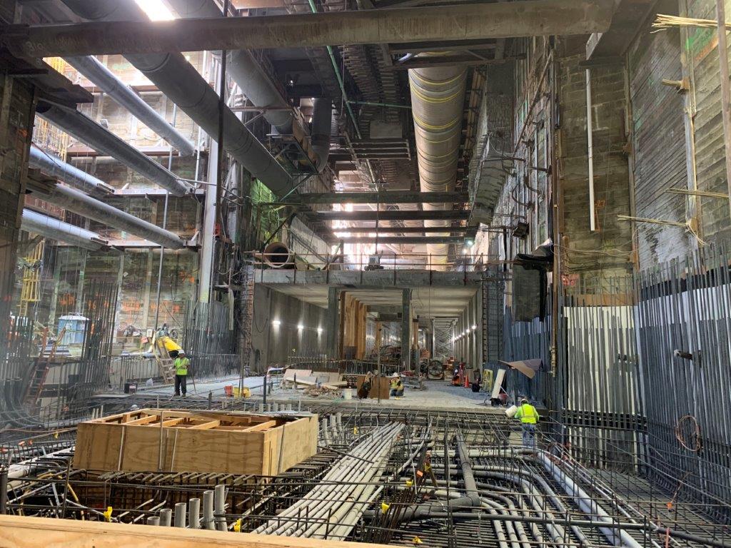 2nd-Broadway station construction