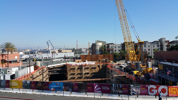 Little Tokyo Station site